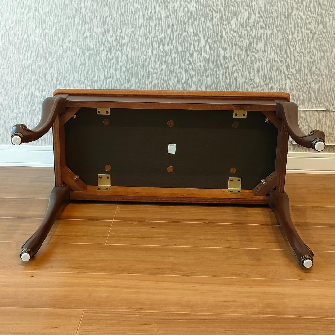 希少 アンティーク ピアノ椅子 長椅子 猫脚 ベンチタイプ