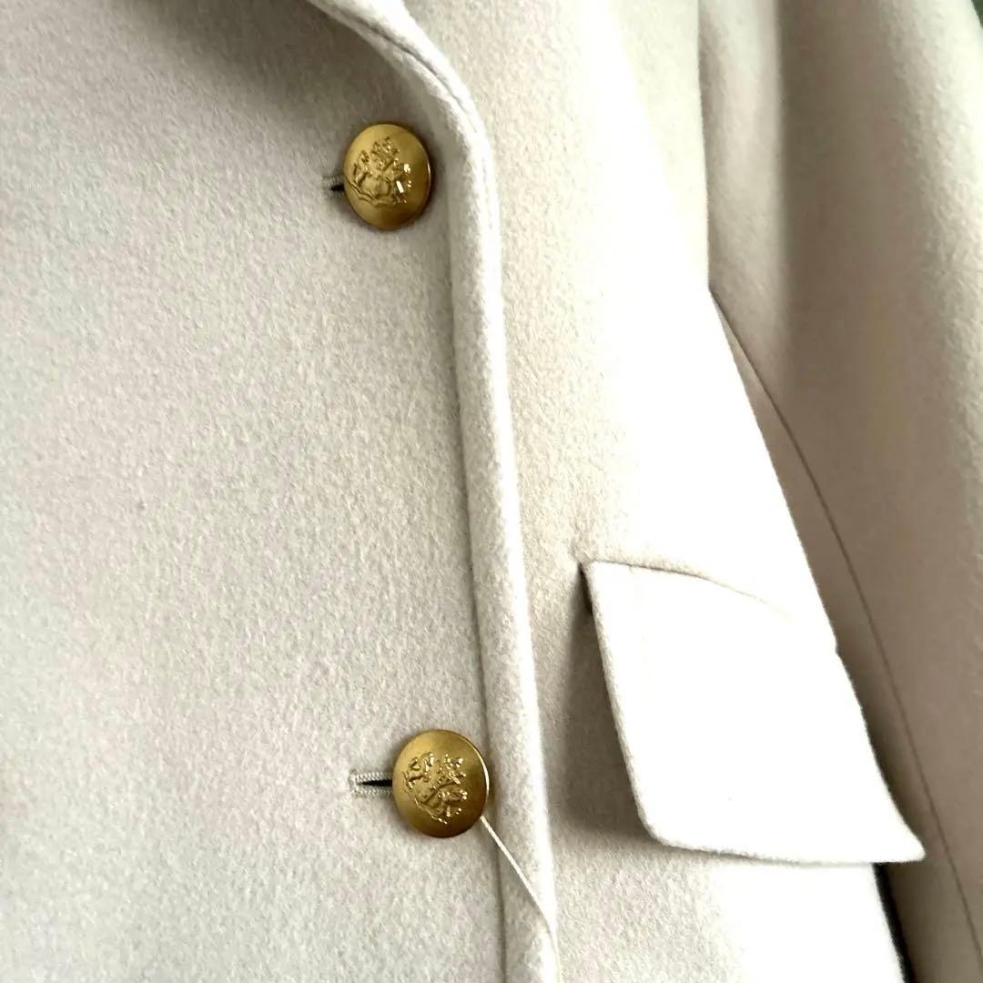 新品！【リヴドロワ】ベージュ ラグランPコート S 36 ウールコート