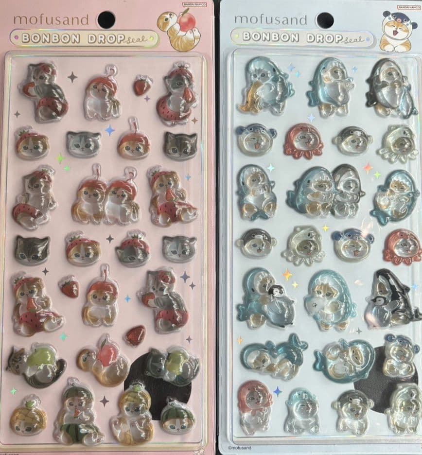 正規品 モフサンド mofusand ボンボンドロップシール 2種セット - メルカリ
