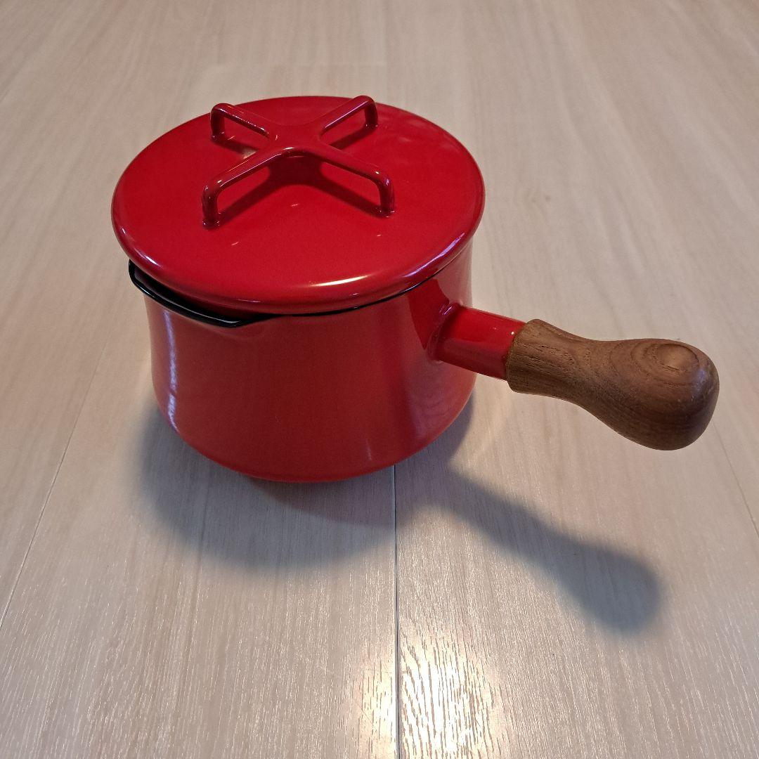 DANSK Købenstyle 赤いホーロー片手鍋 - メルカリ