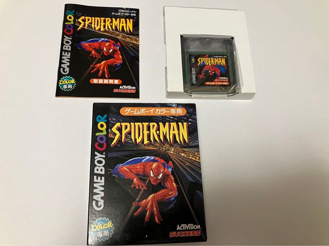 【美品・箱説付】ゲームボーイ　SPIDER-MAN スパイダーマン SUCCESS|スパイダ－マン ミステリオの脅威|【ハードオフ公式通販】オフ