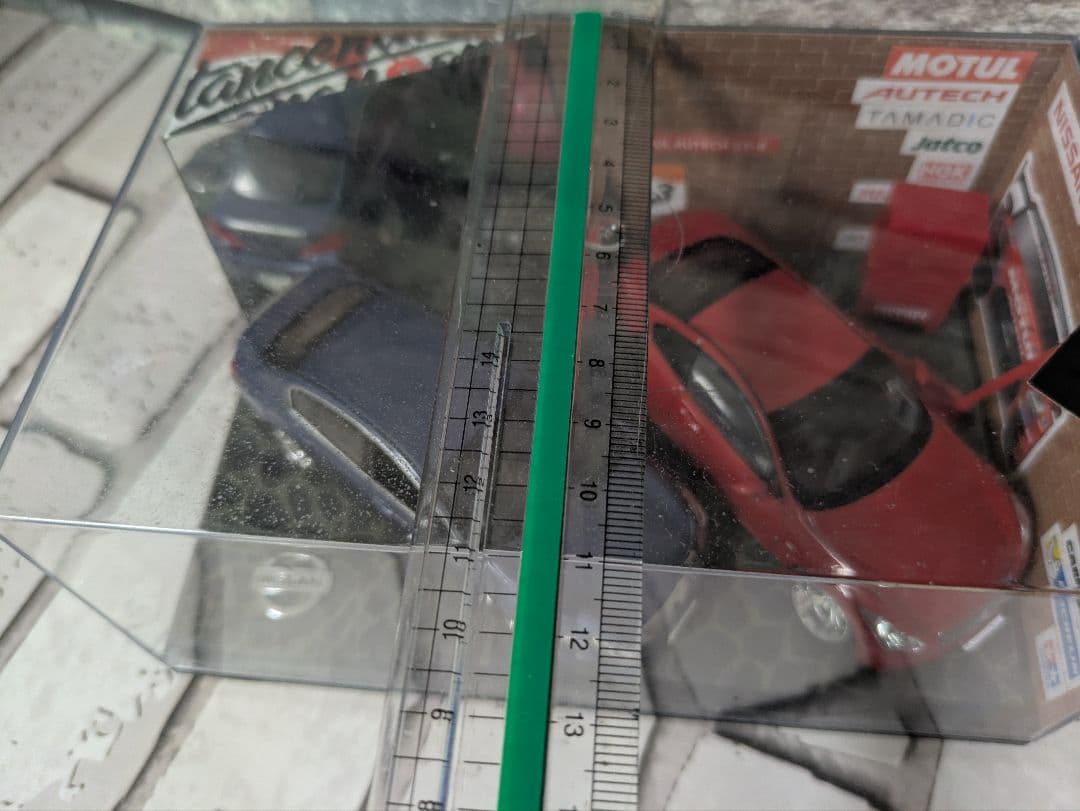 1/43 V36スカイライン クーペ+セダン+ジオラマケース 改造ミニカー