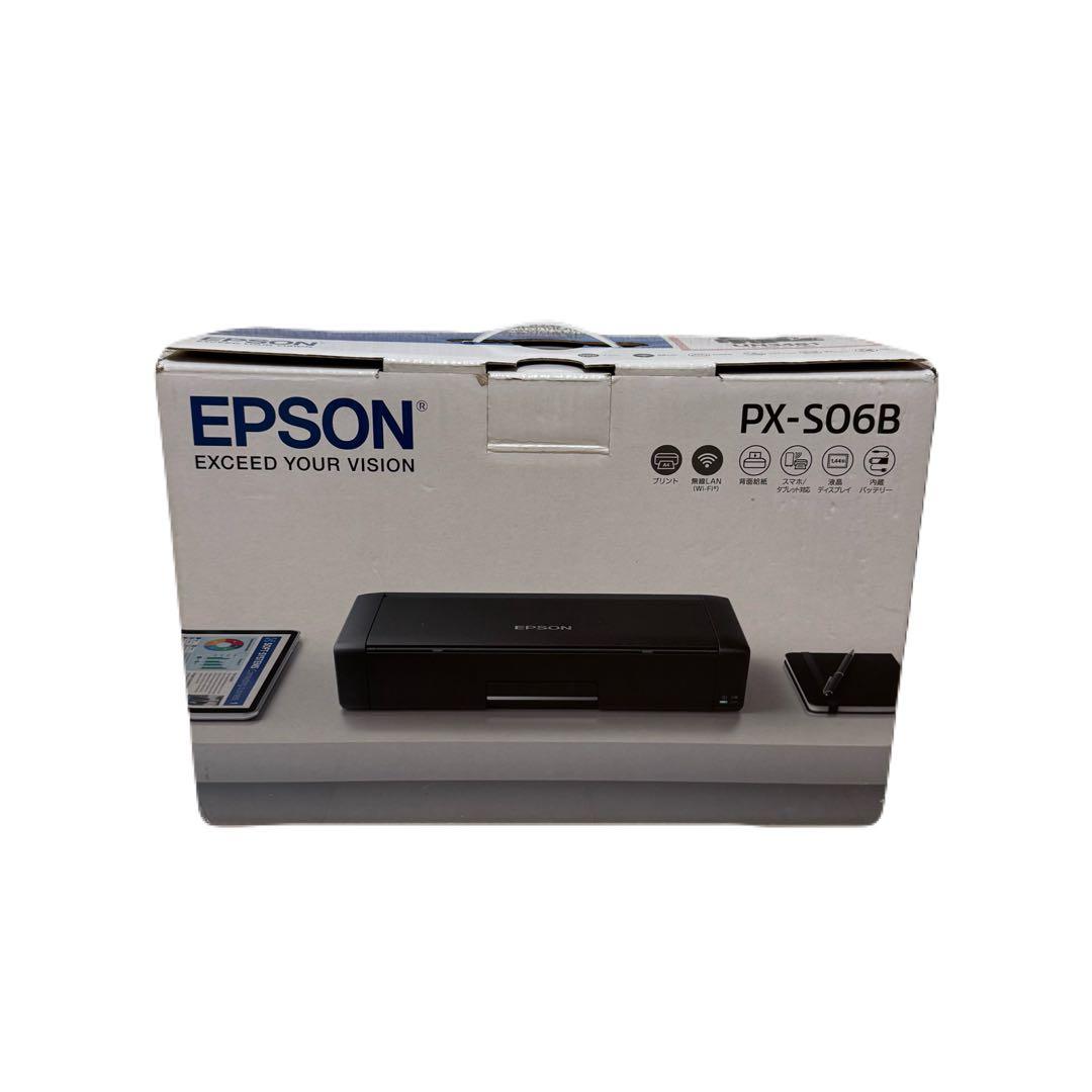 EPSON モバイルプリンター PX-S06B ブラック - メルカリ