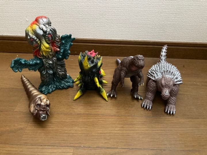 ゴジラ 結集歴代怪獣ボックス ソフビ14体 モスラ キングギドラなど