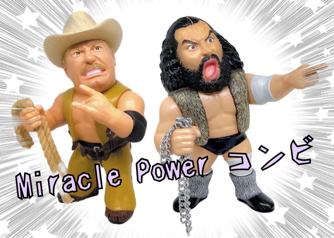 16dソフビコレ☆スタン・ハンセン&ブルーザー・ブロディ ミラクル