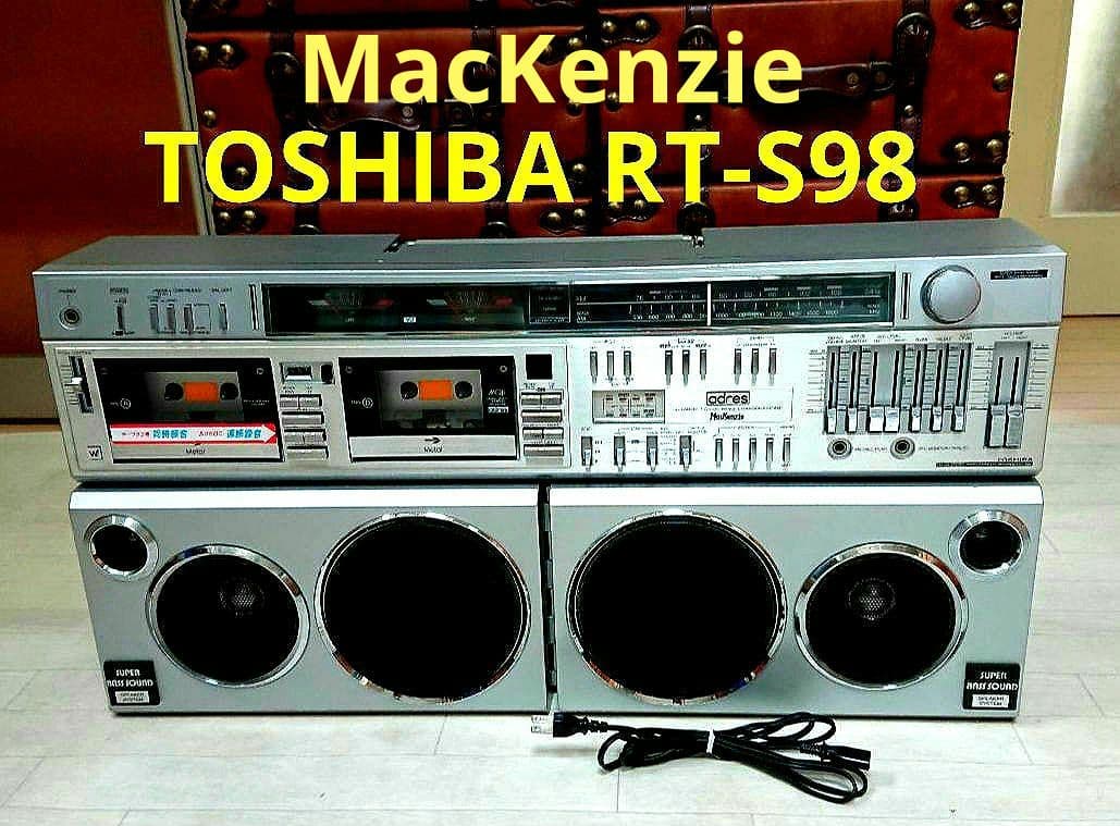 ✨貴重な大型ラジカセ TOSHIBA MacKenzie RT-S98　レトロ m36348920677_1.jpg?1719499295