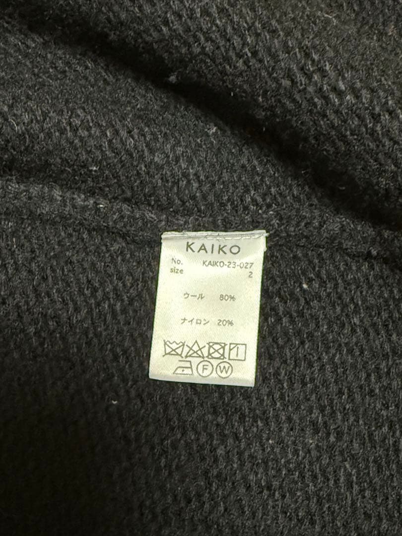KAIKO ドライバーズニット 黒 24AW 【値下げ対応可】 - メルカリ