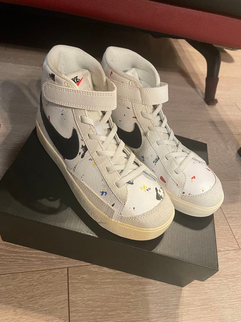 Nike ハイカットスニーカー ホワイト22㎝ キッズ 子供用 NIKE（ナイキ） スニーカー キッズ ジュニア 子供 NIKE DV5457