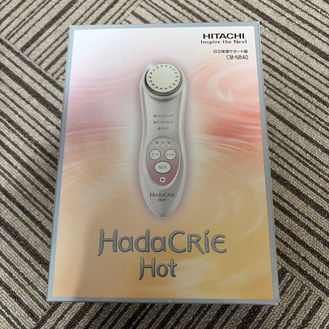 HITACHI HadaCRiE Hot CM-N840 美顔器 日立（HITACHI） HITACHI CM-N840 W 保湿サポート器 ハダクリエ ホット