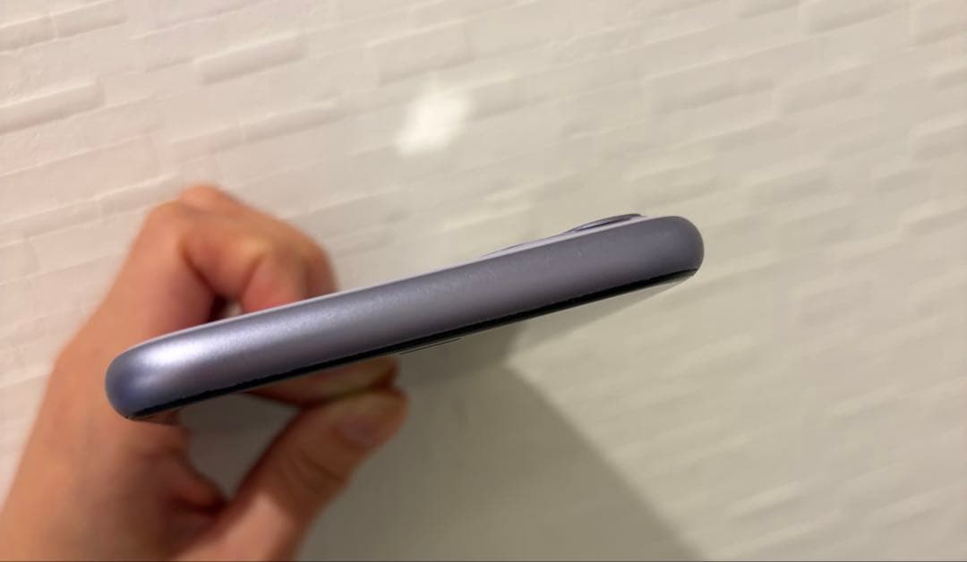 iPhone11 パープル 128G バッテリー77% sim解除済