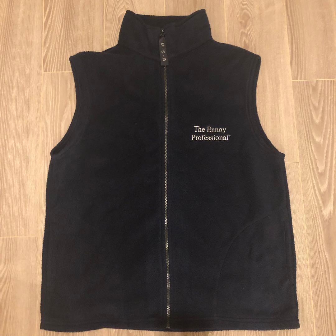 The Ennoy Professional フリース ベスト ネイビー M