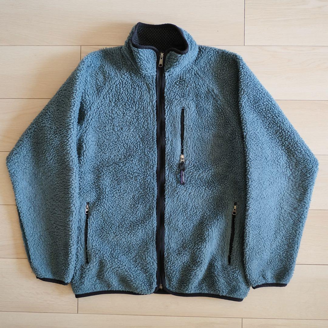 90s USA製 Patagonia レトロカーディガン シーグリーン - メルカリ