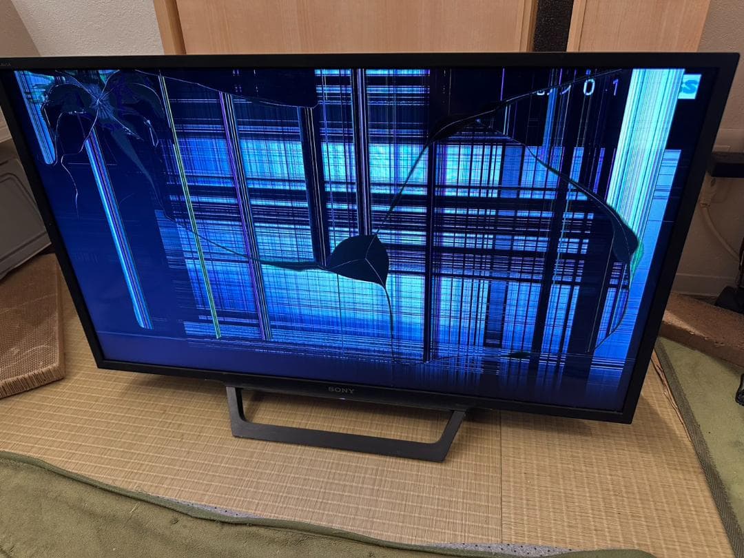 SONY ソニー スマートテレビ KJ-32W730E 32型 18年 液晶割れ - メルカリ