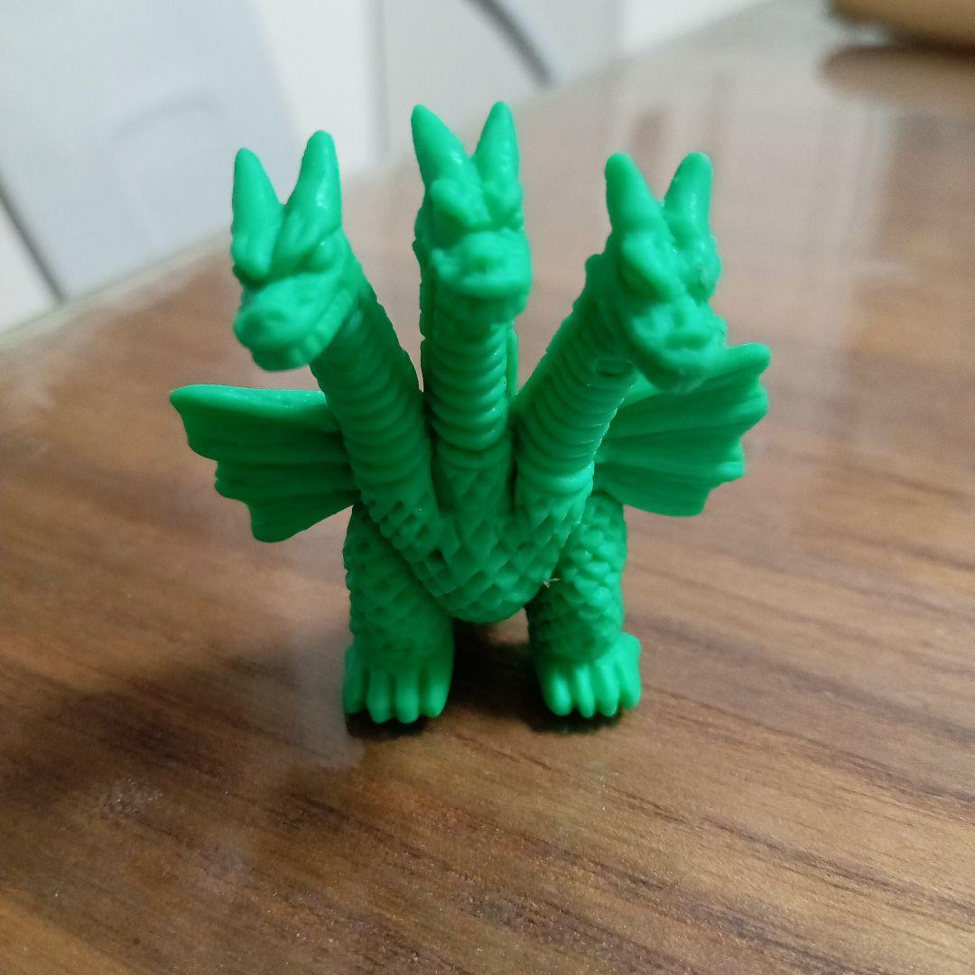 美品☆キングギドラ 当時物 ポピー 東宝 怪獣消しゴム レア ゴジラ
