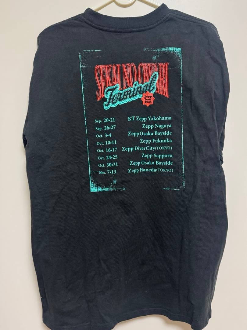 SEKAINO OWARI Terminal Tシャツ Mサイズ ブラック - メルカリ