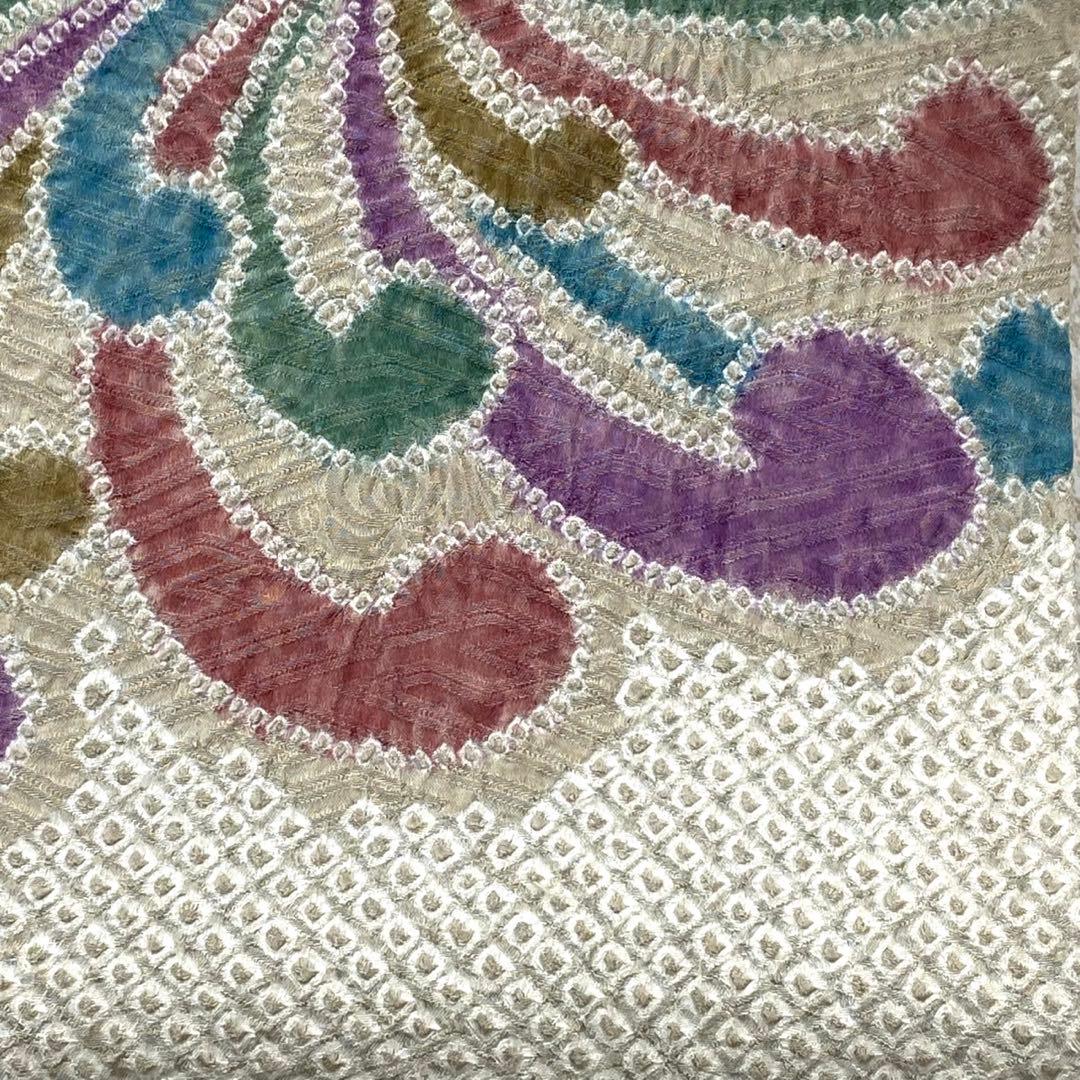 がめちゃん様 正絹 9寸名古屋帯 きぬたや 乱菊模様 - メルカリ