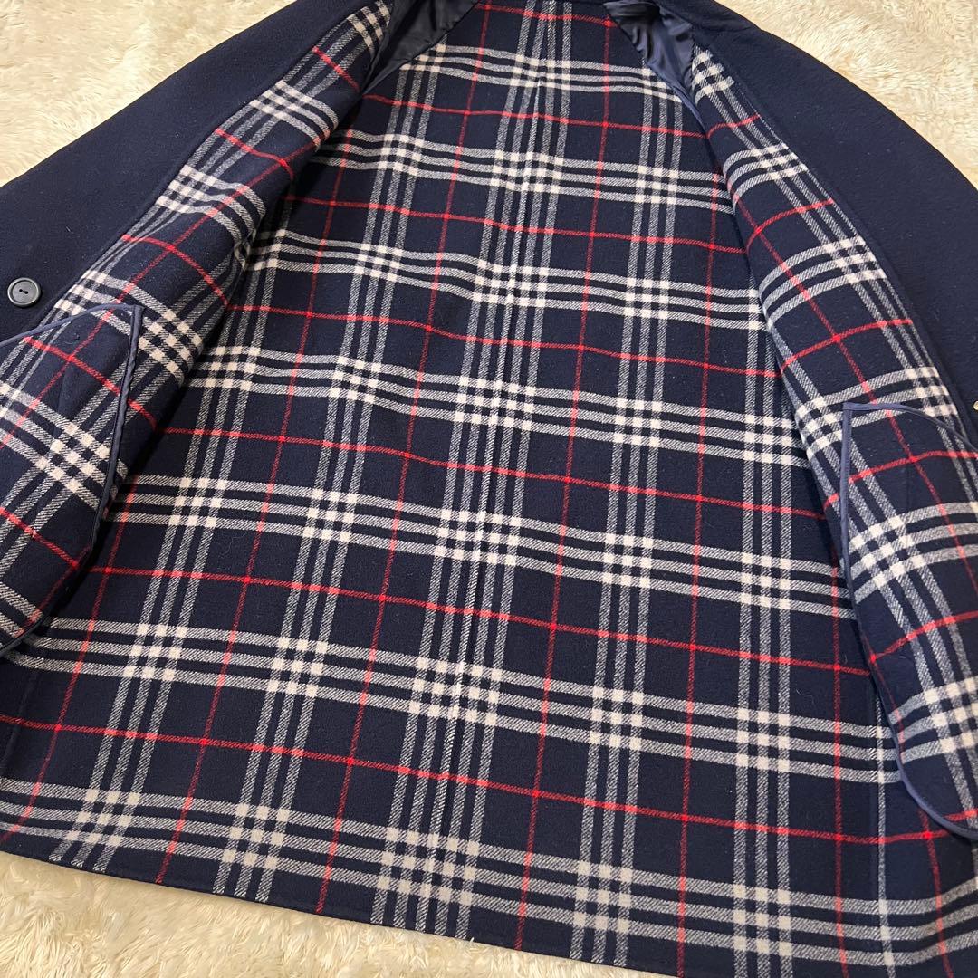 バーバリー カシミヤ混 チェスターコート ネイビー ダブル 9号 - メルカリ