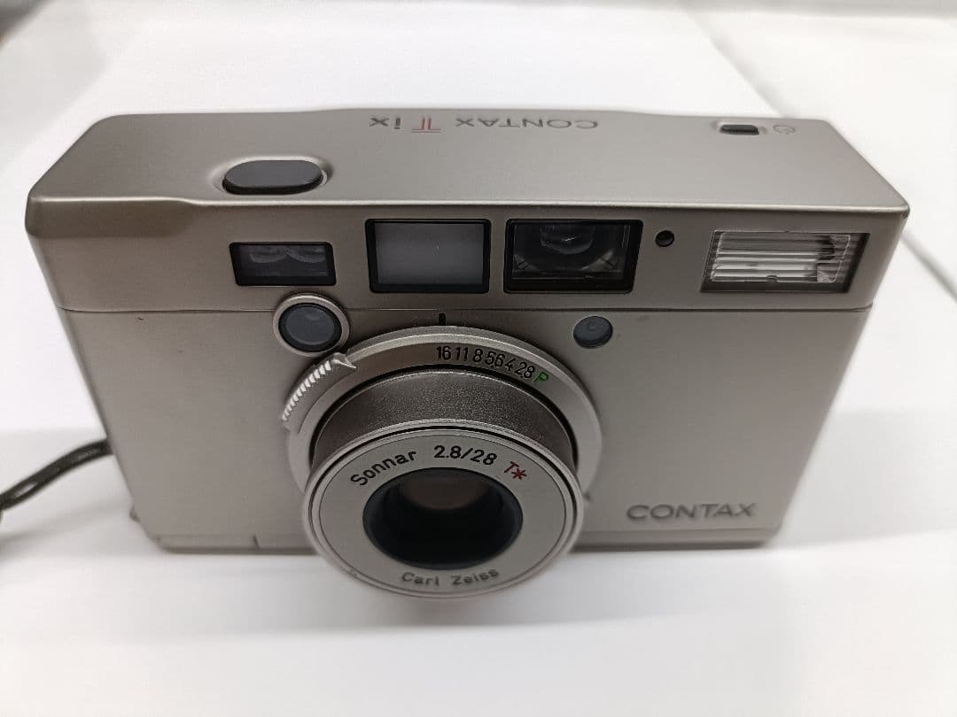 CONTAX Tix コンタックス シルバーコンパクトフィルムカメラ - メルカリ