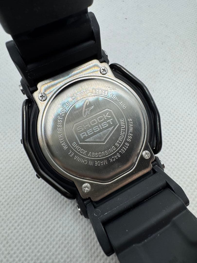 ちくわセール中様専用G-SHOCK G-SHOCK GD-400 ブラック 赤目 - メルカリ