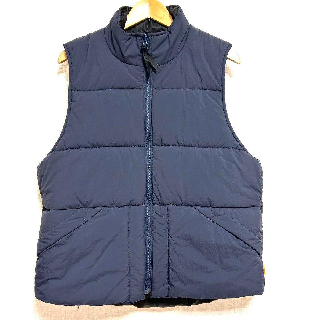 seesee シーシー ダウンベスト リバーシブル 黒 ブラック ネイビー