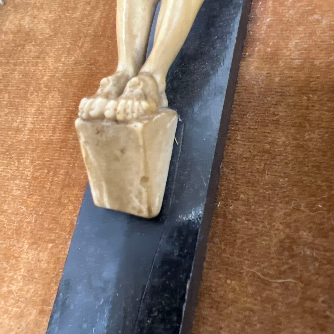 古代キリスト逗子入全体高さ31㎝/647g 東Y7-0717①トトオ