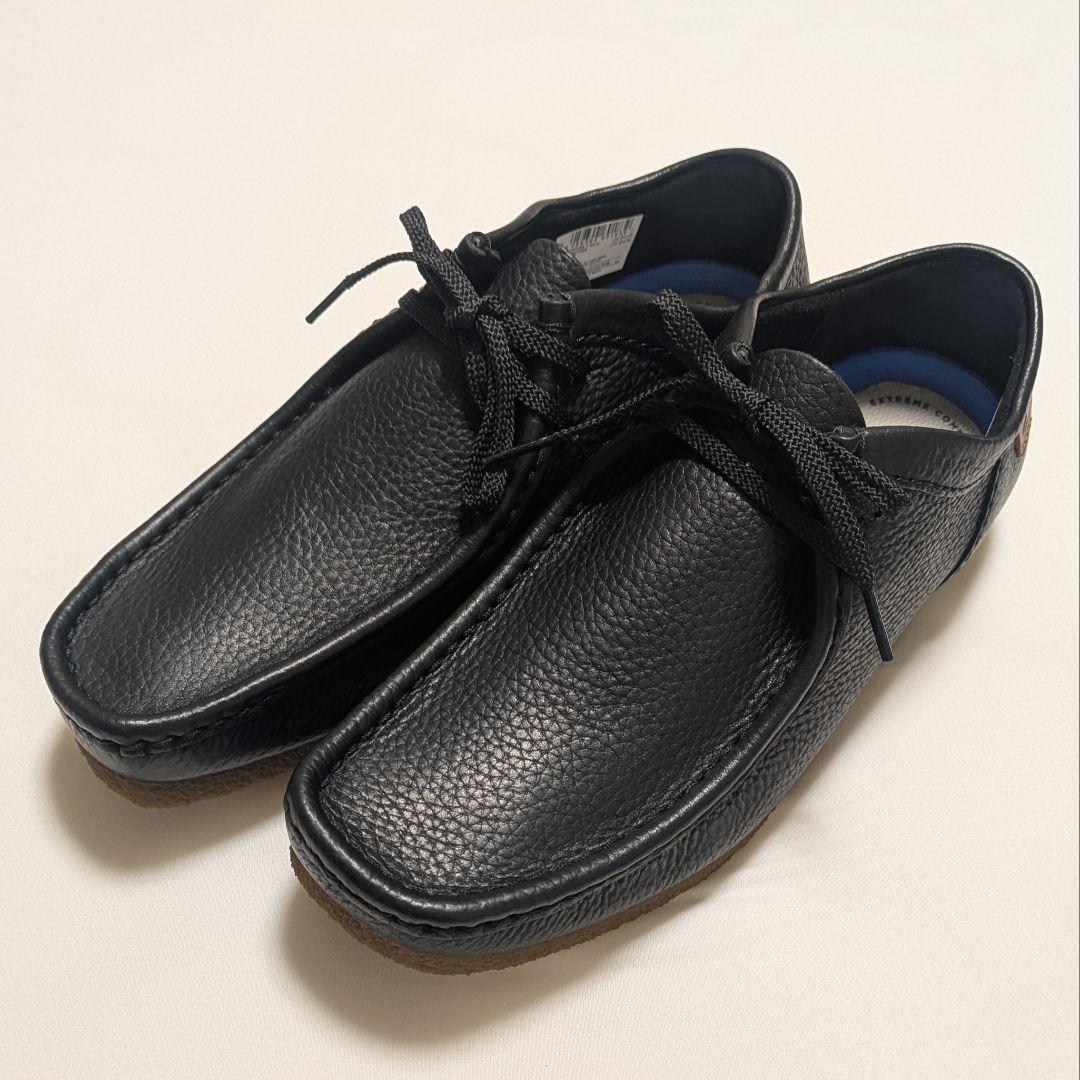 未使用 Clarksコレクション ワラビー シェイカーIIラン 黒 UK8.5 新品同様 Clarks クラークス シェイカーIIラン ワラビー 26cm 黒