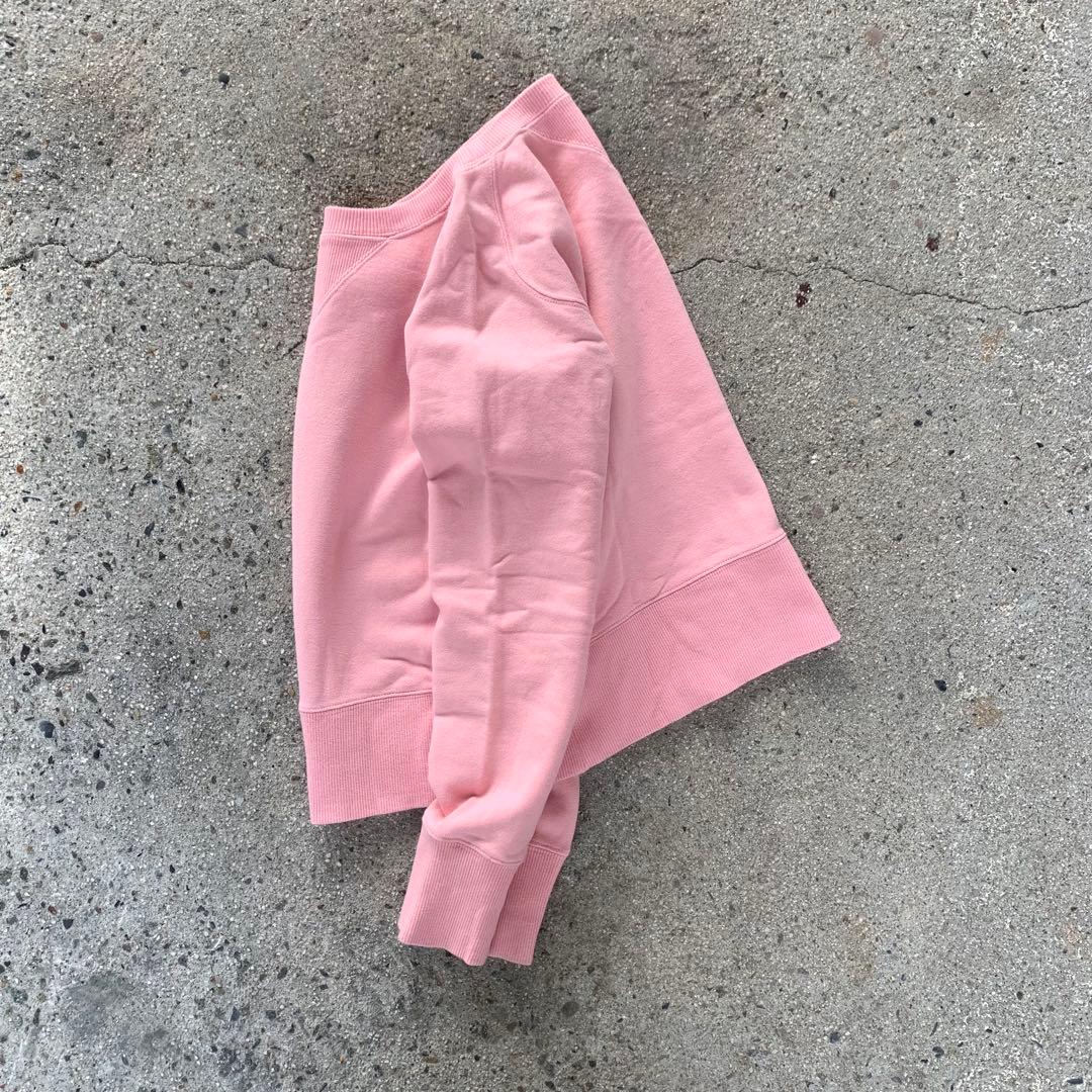 RHC RonHerman ロンハーマン クルースウェット ピンク 刺繍モデル