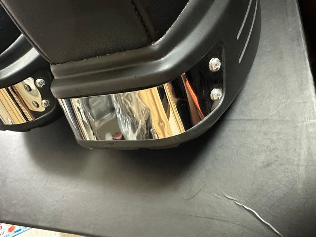 GRANCY メタルプレートレザーシューズ 42 箱付き 即日発送 ブラック