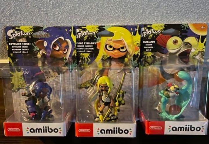 Nintendo　スプラトゥーン3　アミ―ボ　amiibo 　3種セット 楽天ブックス: amiibo すりみ連合セット[フウカ／ウツホ／マンタロー
