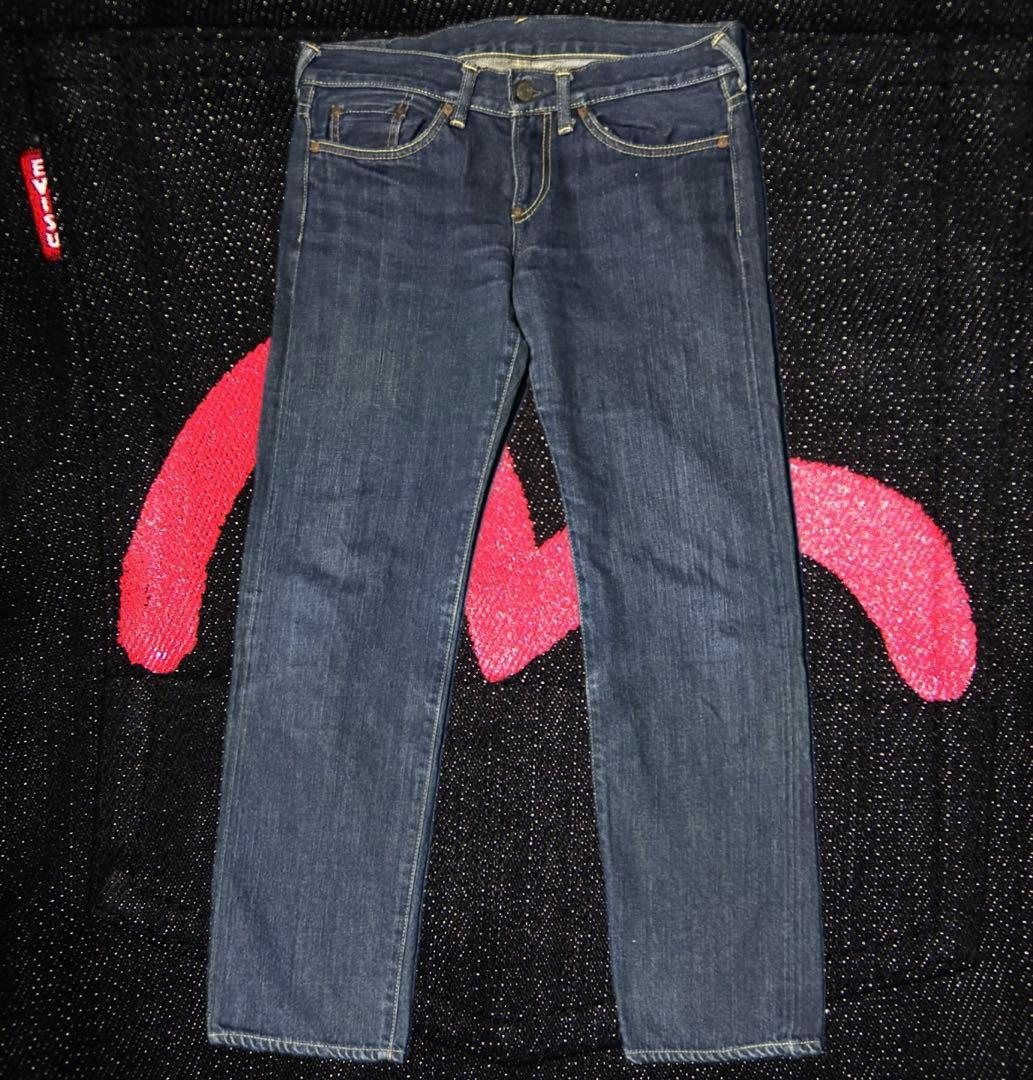 初期 evisu donna ピンクカモメ W29 エヴィス 濃紺 赤耳 平成 - メルカリ