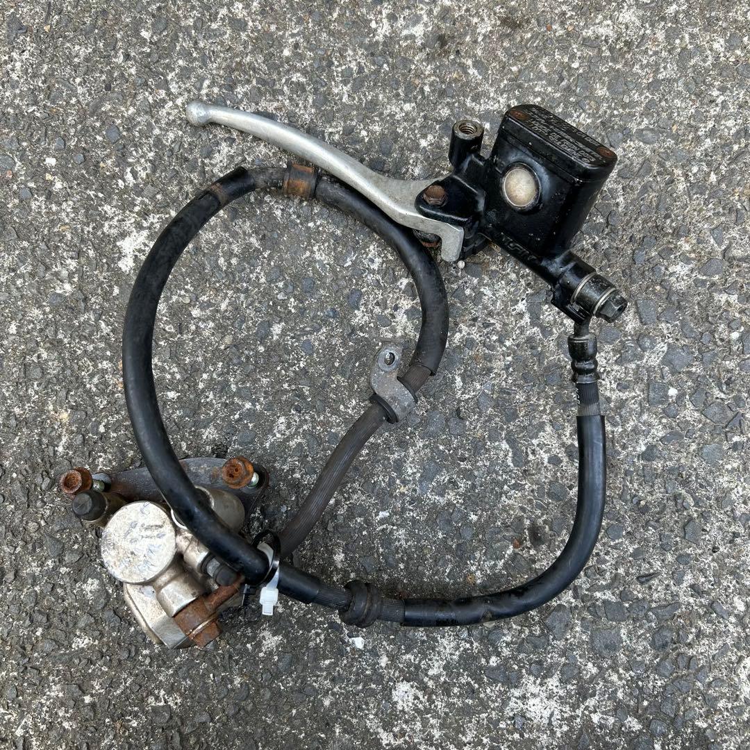 AF35 ライブディオ ZX Fフォーク ブレーキ ステム 金ホイール セット