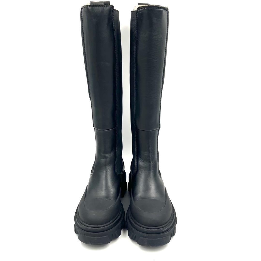 極美品】GANNI ガニー ロングブーツ 24cm ブラック S1922 - メルカリ