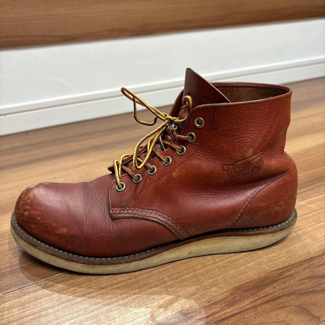 レッドウイング 8166 uk 7 1/2、26.5cm ブラウン。
