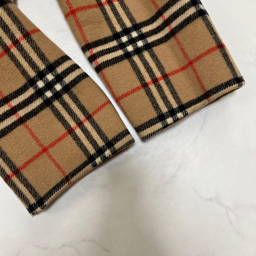 希少 バーバリー リバーシブルコート ノバチェック ダブルフェイス 三