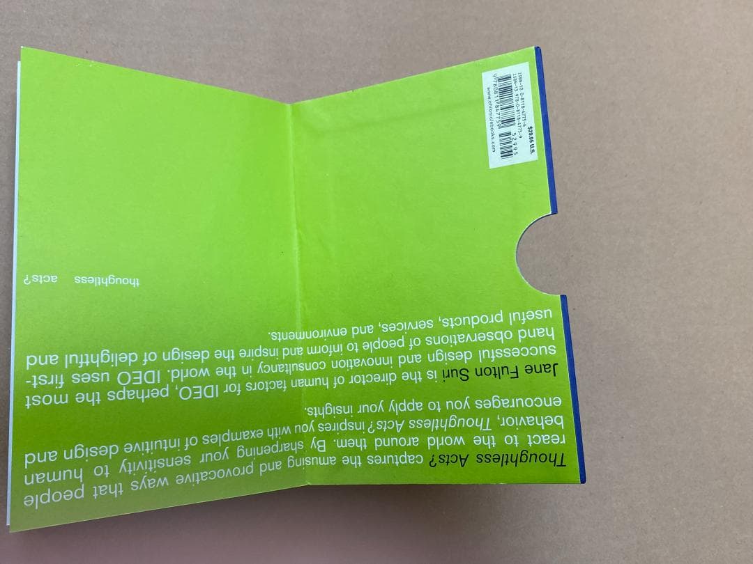 【絶版洋書】thoughtless acts? Jane Fulton Suri