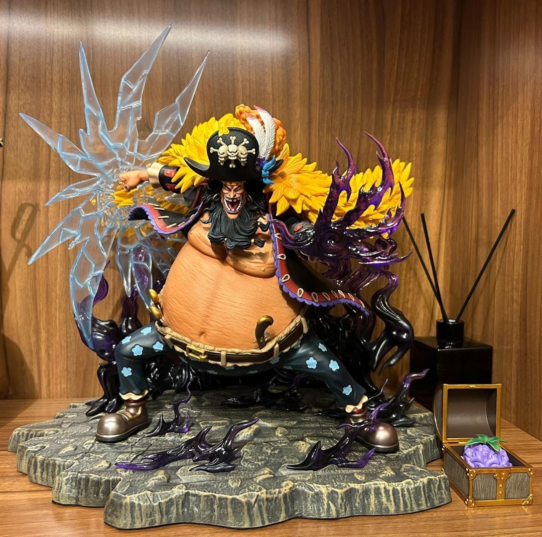 ワンピース 黒ひげ マーシャル ガレージキット フィギュア 塗装済み