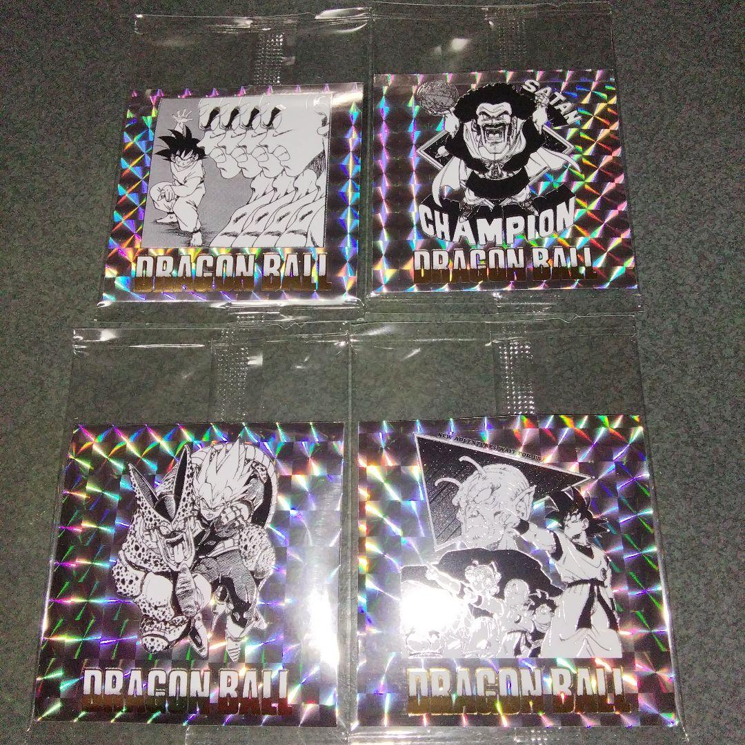 ドラゴンボール 40周年 シールウエハース 第15、21、32、33巻 4枚