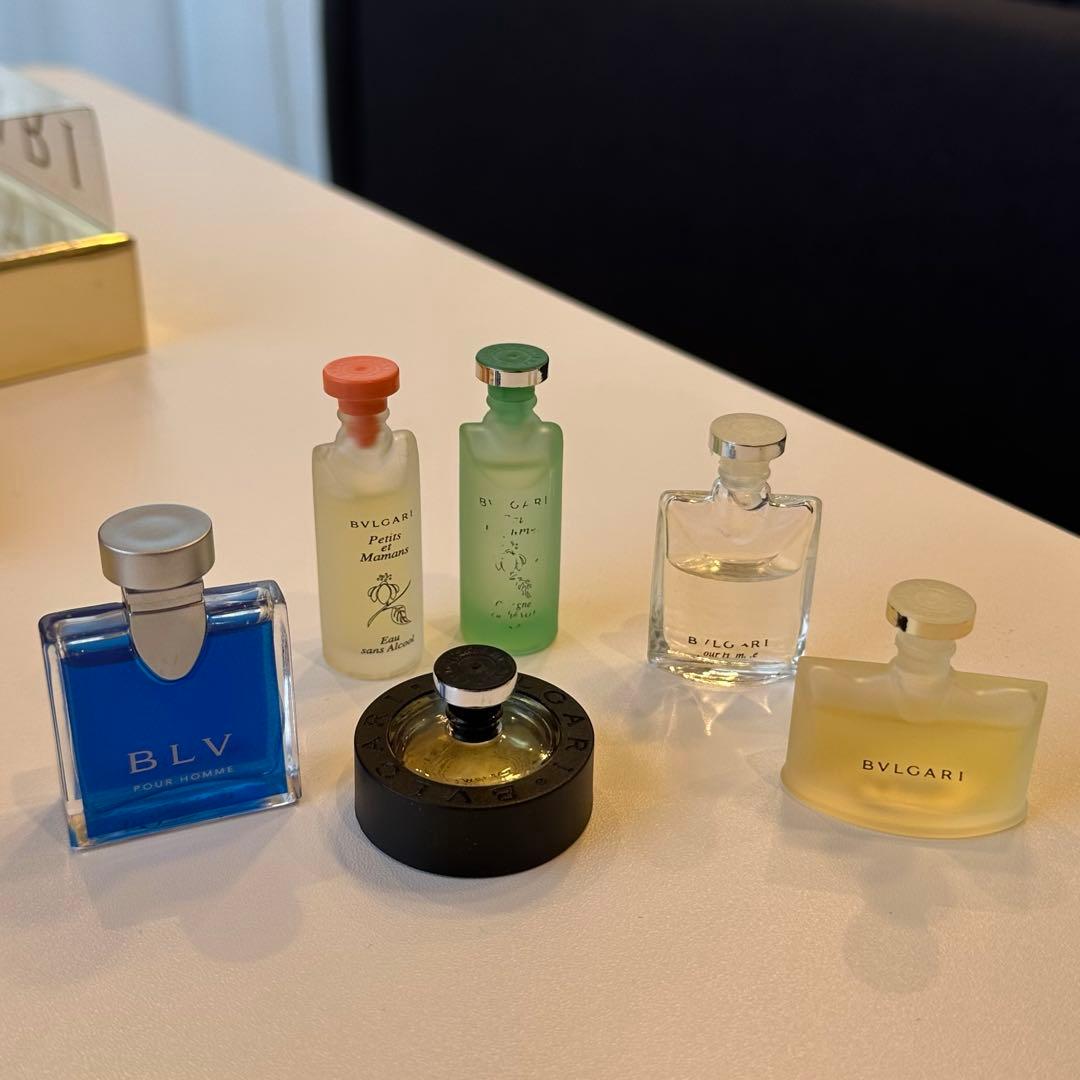 希少】ブルガリ パルファム ミニチュア コレクション 6点セット - メルカリ