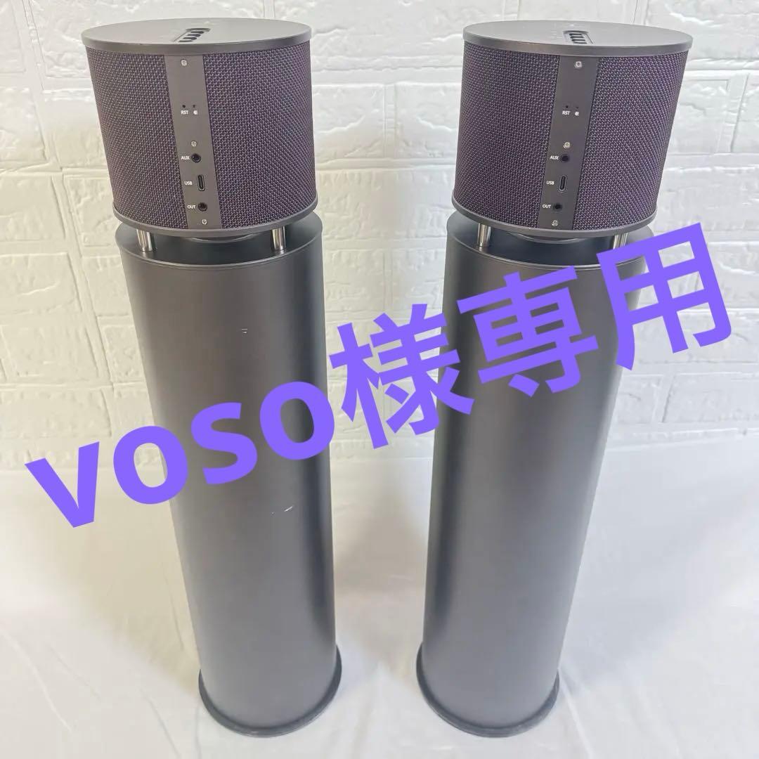 VOSO　ABRAMTEK E600 ワイヤレススピーカー　2本セット Amazon.com: ABRAMTEK 100W Bluetooth Speaker, E600 High Power