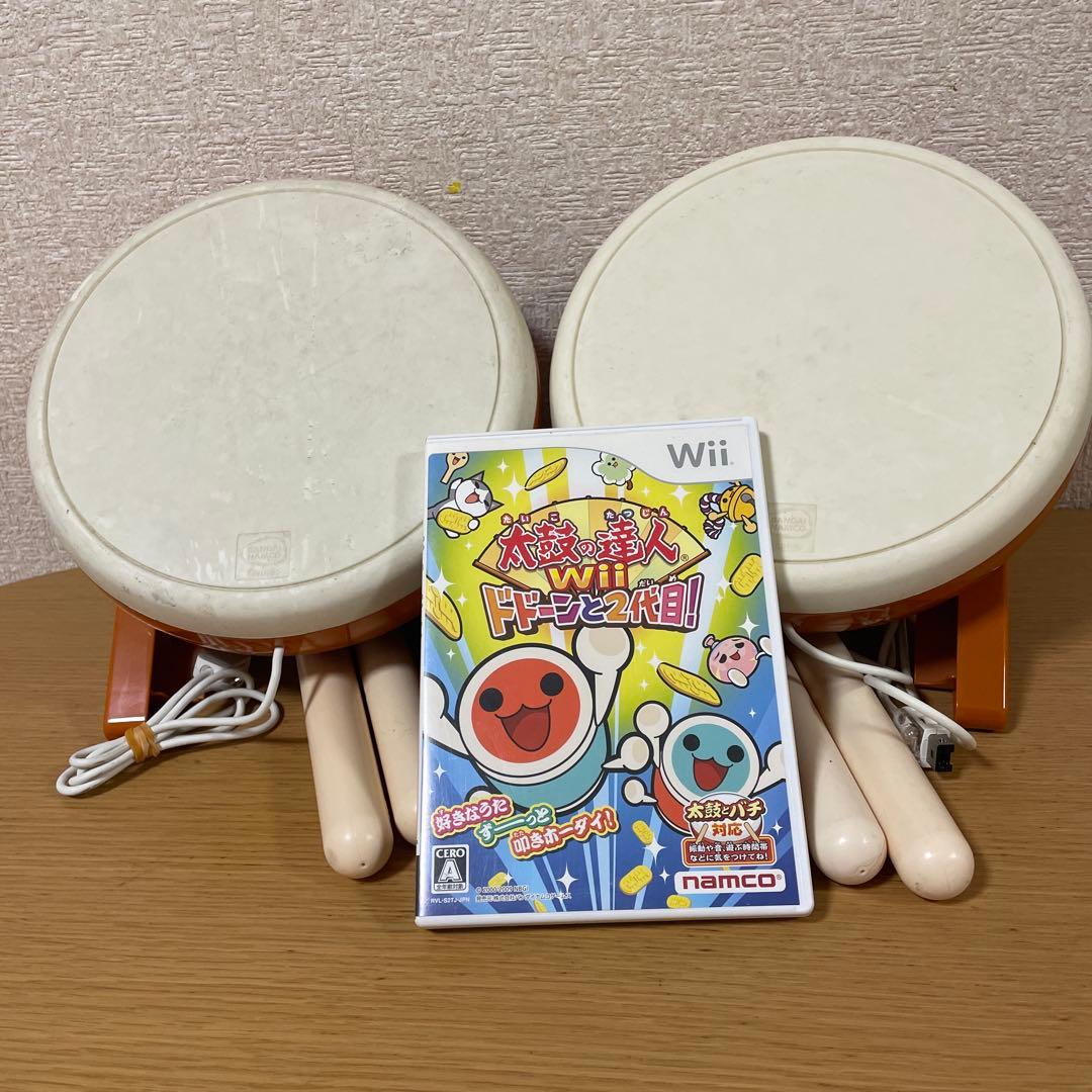 任天堂Wii 太鼓の達人 タタコン&バチ 2個セット ソフト - メルカリ