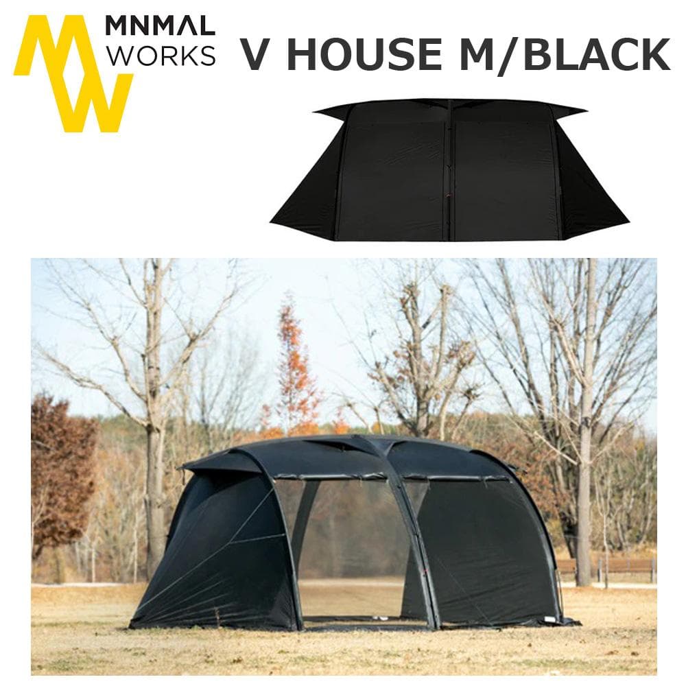 未使用▲ミニマルワークス▲ V HOUSE M シェルター VハウスM ブラック 正規品 ミニマルワークス MINIMAL WORKS V HOUSE M / シェルター [MGSH