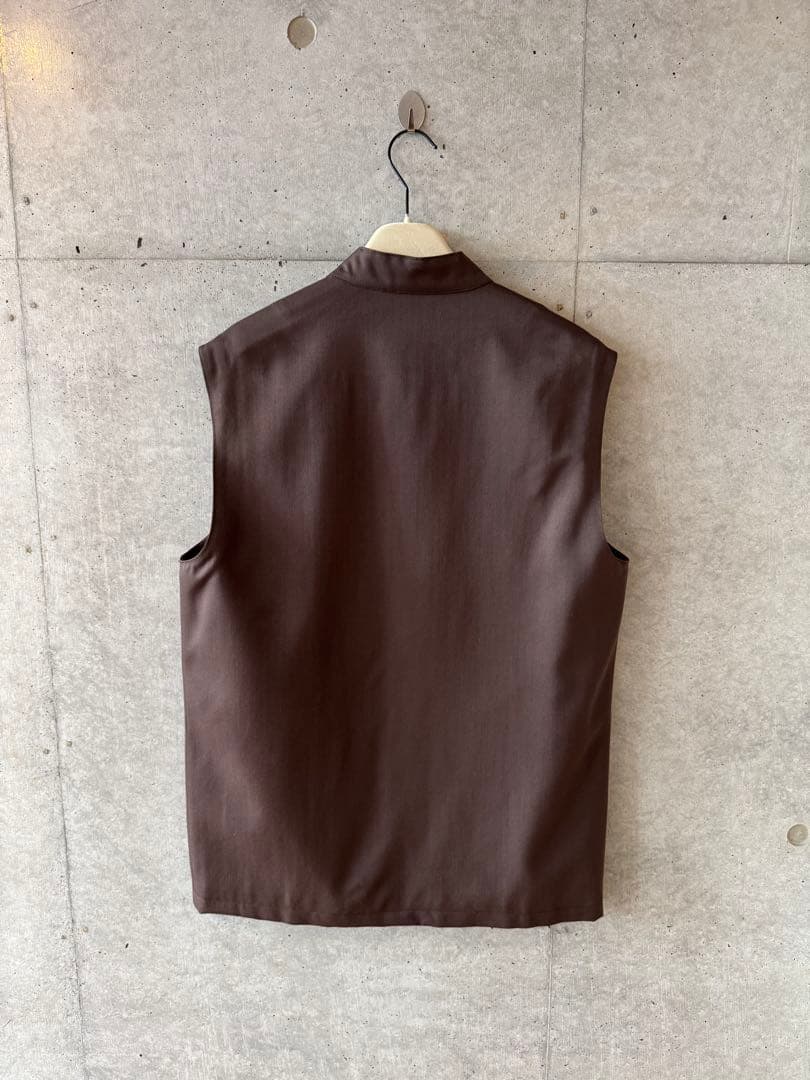 LUTAYS リュテス VALMONT VEST ウールベスト 茶 50 未使用 - メルカリ