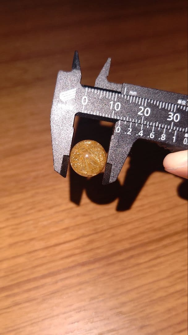 ゴールドルチルAAA 約12.5〜13.0mm 8粒売り