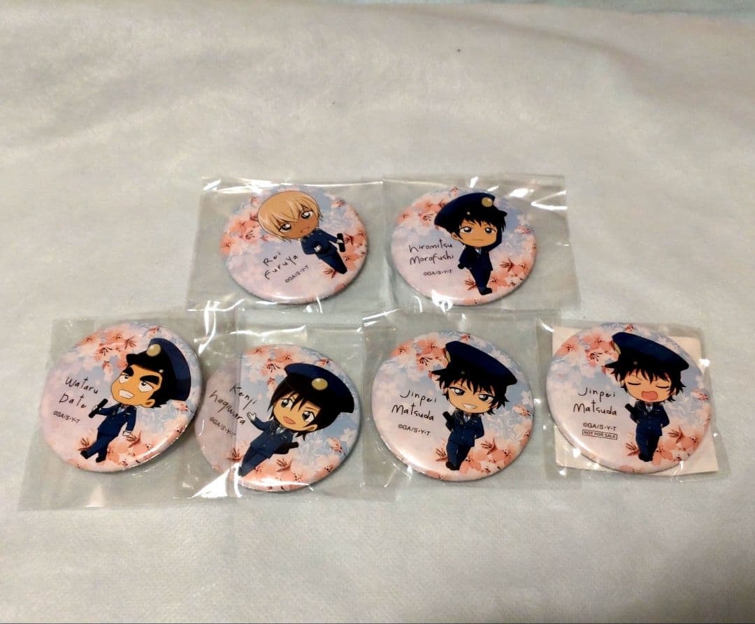名探偵コナン 警察学校組 SAKURA卒業Ver. 缶バッジアニメイト特典付き