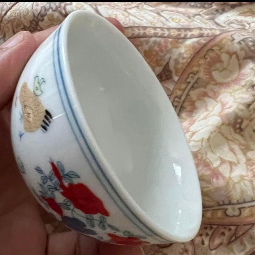 蔵出 中国骨董 官窑大明成化年製斗彩鶏缸杯 景徳鎮製チキンカップ 38億