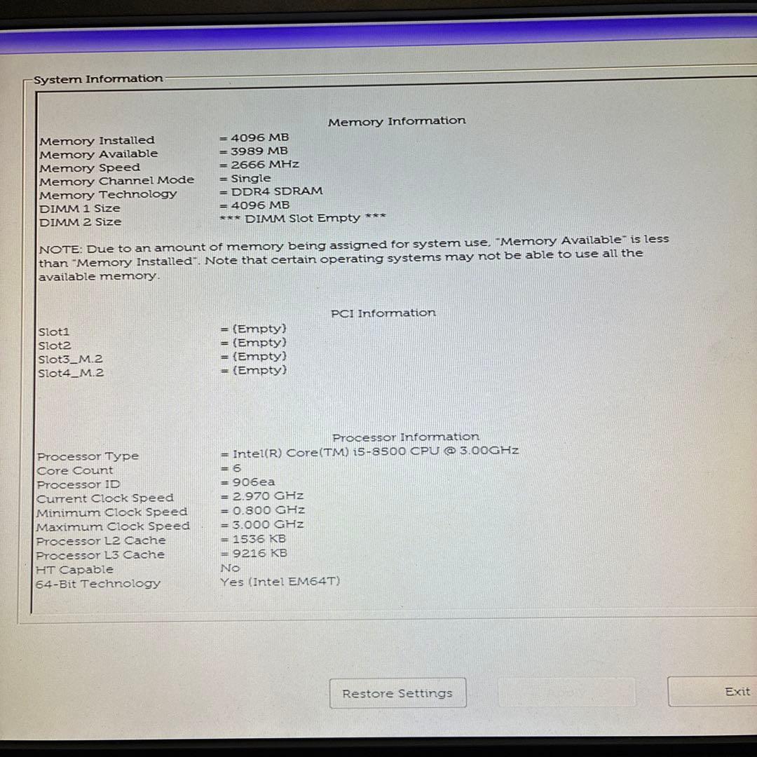 第8世代！Core i5！DELL OptiPlex 3060！BIOS確認済！ - メルカリ