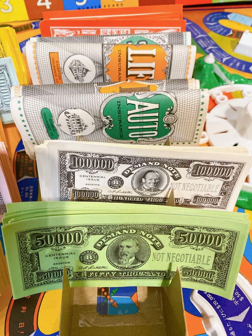 ニュー人生ゲーム 昭和レトロ タカラ アメリカンゲーム ボードゲーム