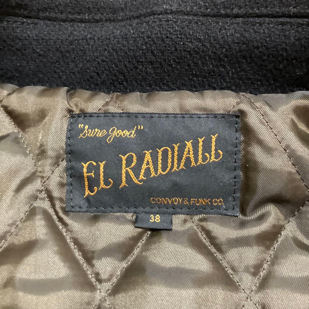 EL RADIALL ラディアル スタジャン 38 コンボイ 牛革袖 - メルカリ