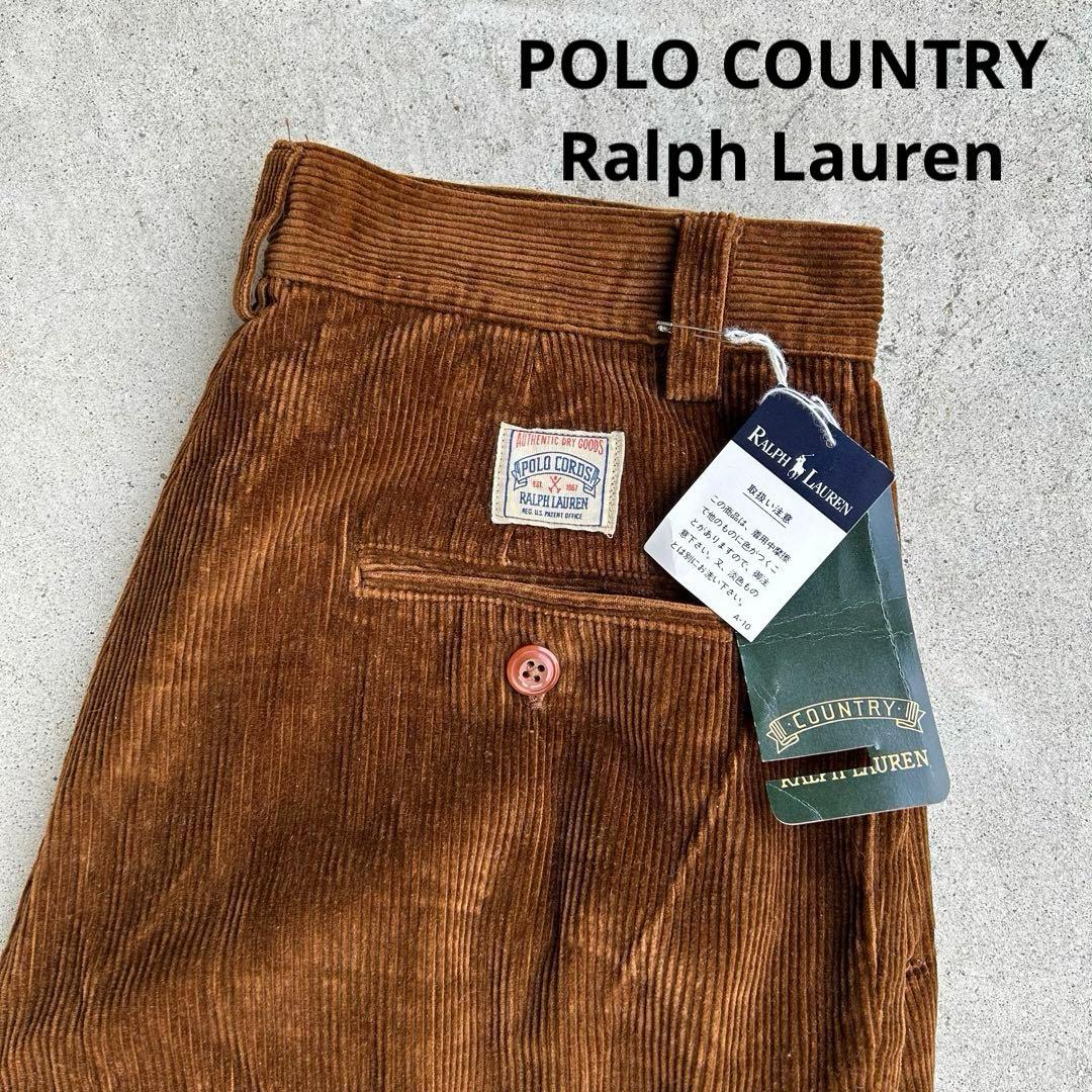 新品 90s Ralph Lauren POLO COUNTRY コーデュロイ 90'S POLO COUNTRY Couduroy Pants Made in USA GREEN W36L30 90年代