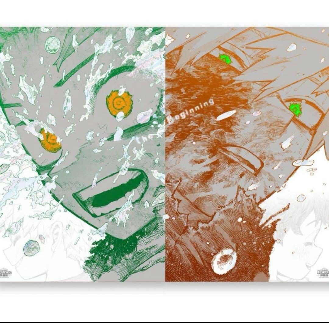 ヒロアカ 原画展 A2アートポスター2枚セット 【The Beginnig】 - メルカリ